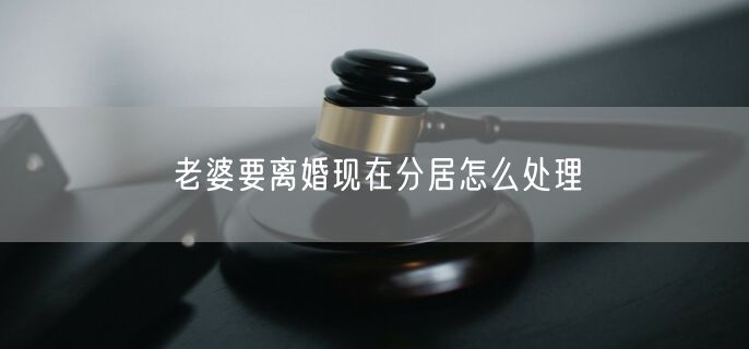 老婆要离婚现在分居怎么处理