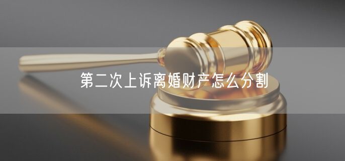 第二次上诉离婚财产怎么分割