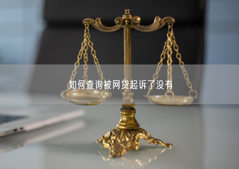 如何查询被网贷起诉了没有