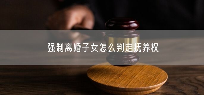 强制离婚子女怎么判定抚养权