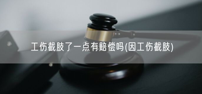 工伤截肢了一点有赔偿吗(因工伤截肢)